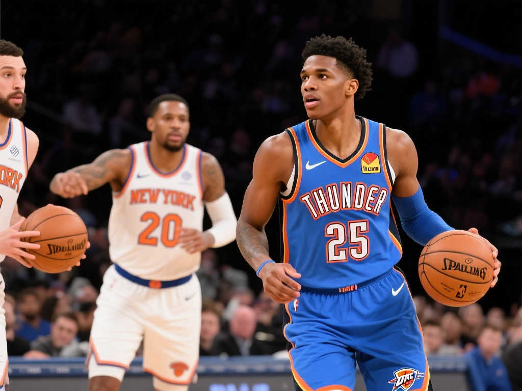 【直击】亚历山大展MVP风采 雷霆再下一城力克尼克斯