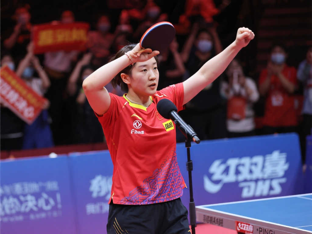 孙颖莎告别刘国梁：誓言为国乒荣耀全力以赴